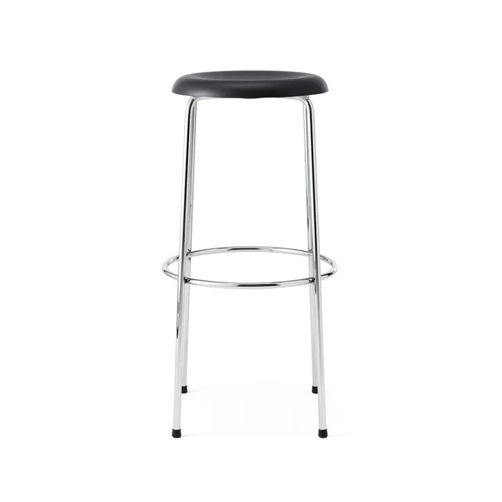 Stool barstool - Black-chrome, 78 cm - Lammhults
