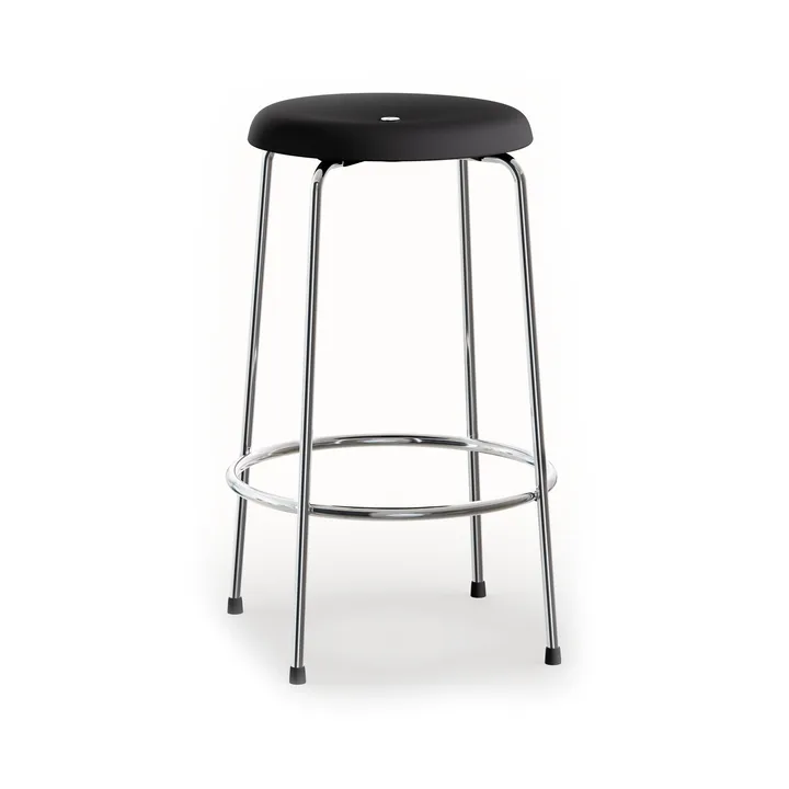 Stool barstool - Black chromed frame, 63 cm - Lammhults