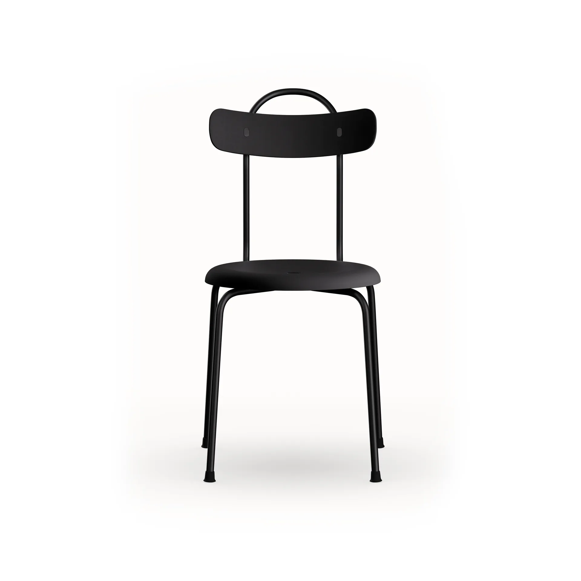 Stool plus chair, Black Lammhults