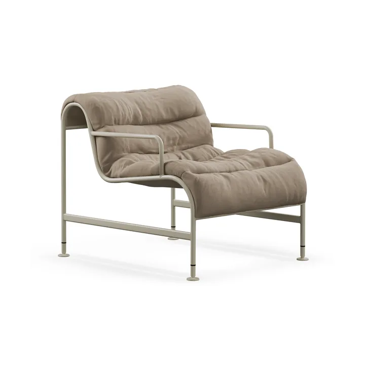 Sunny armchair with armrests - Banrum Hemp-beige frame - Lammhults