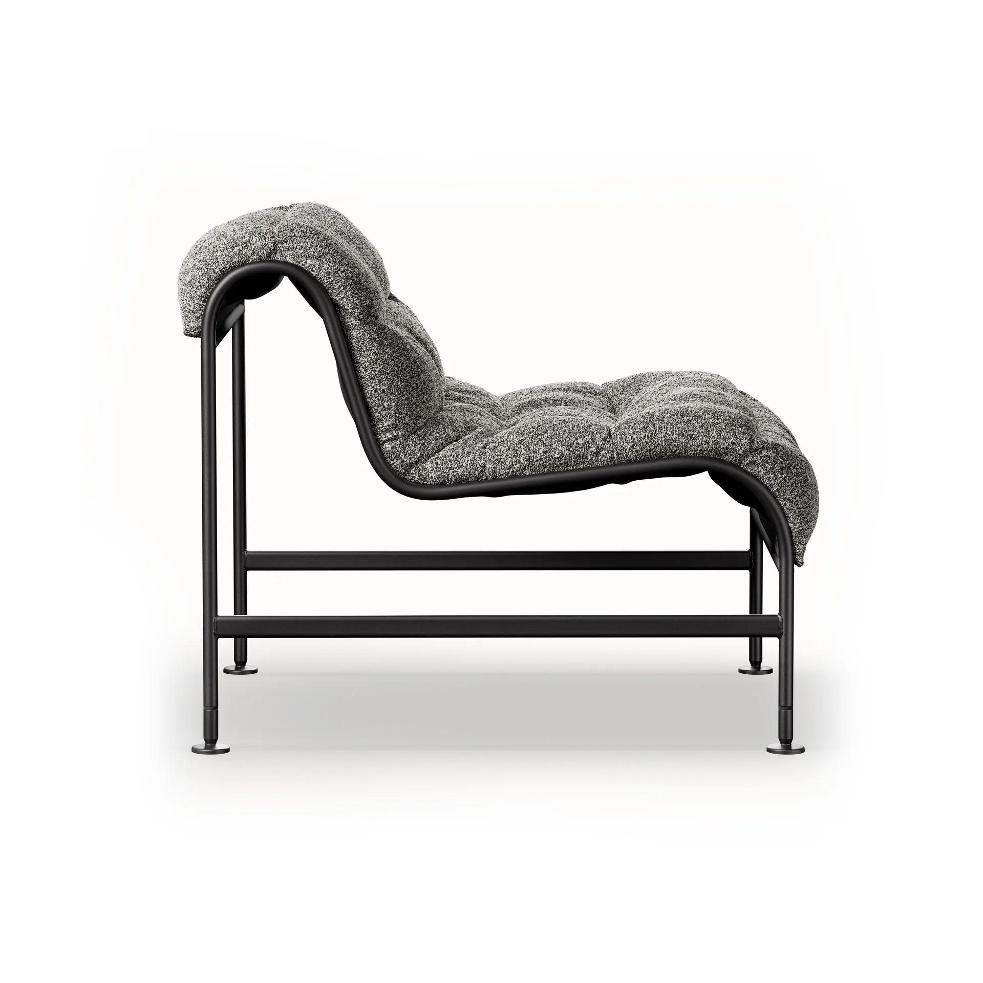 Sunny armchair, Zero Black–matte black frame Lammhults