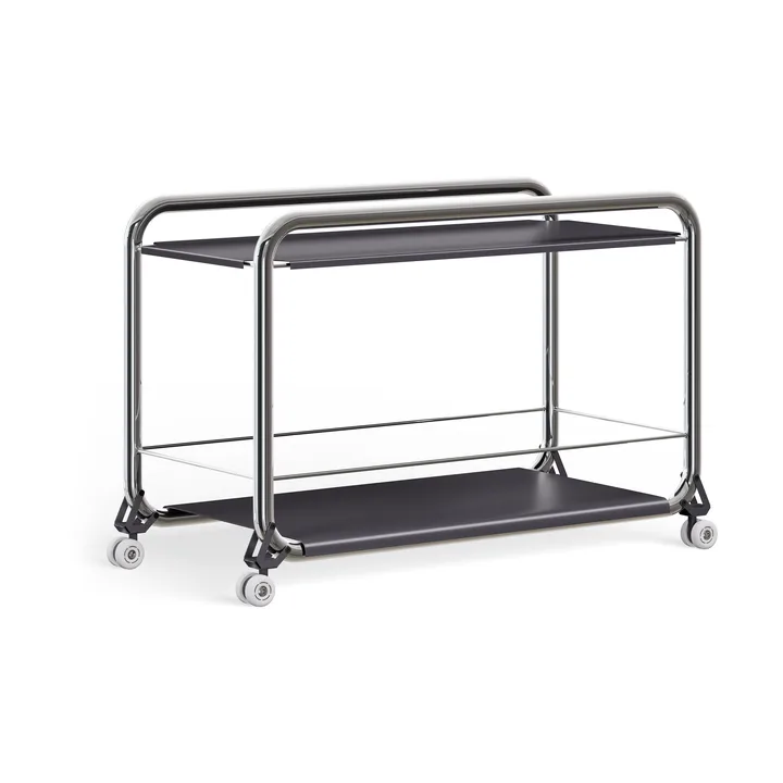 Tension trolley - Chrome-graphite texture - Lammhults