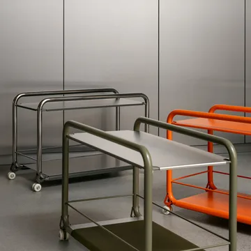 Tension trolley - Chrome-graphite texture - Lammhults