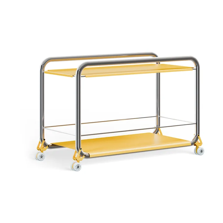 Tension trolley - Chrome-signal yellow - Lammhults
