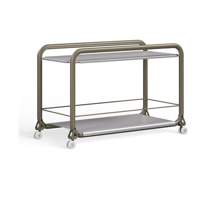 Tension trolley - Grey green-stainless steel - Lammhults
