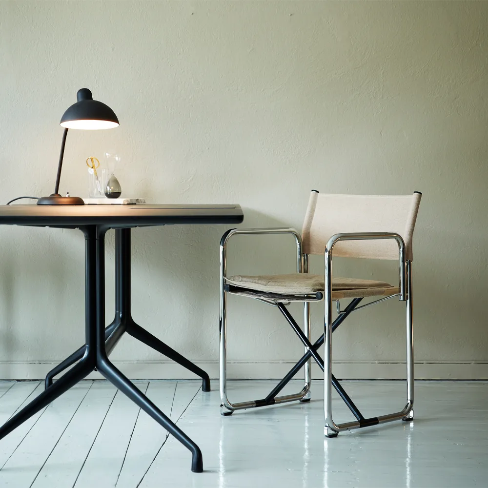 X75-2 armchair, Black-chrome Lammhults