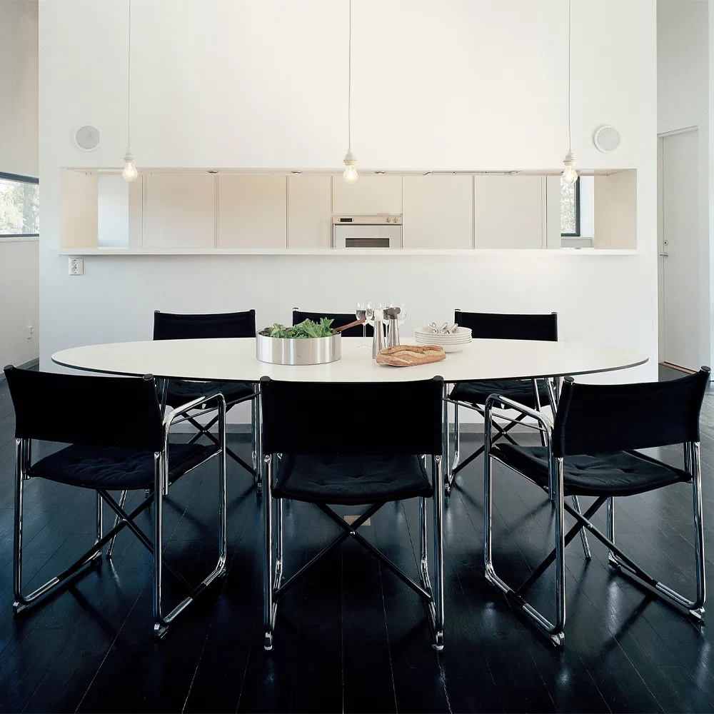 X75-2 armchair, Black-chrome Lammhults