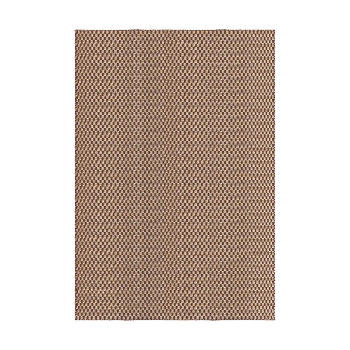 Barley jute rug - Burgundy, 140x200 cm - Layered