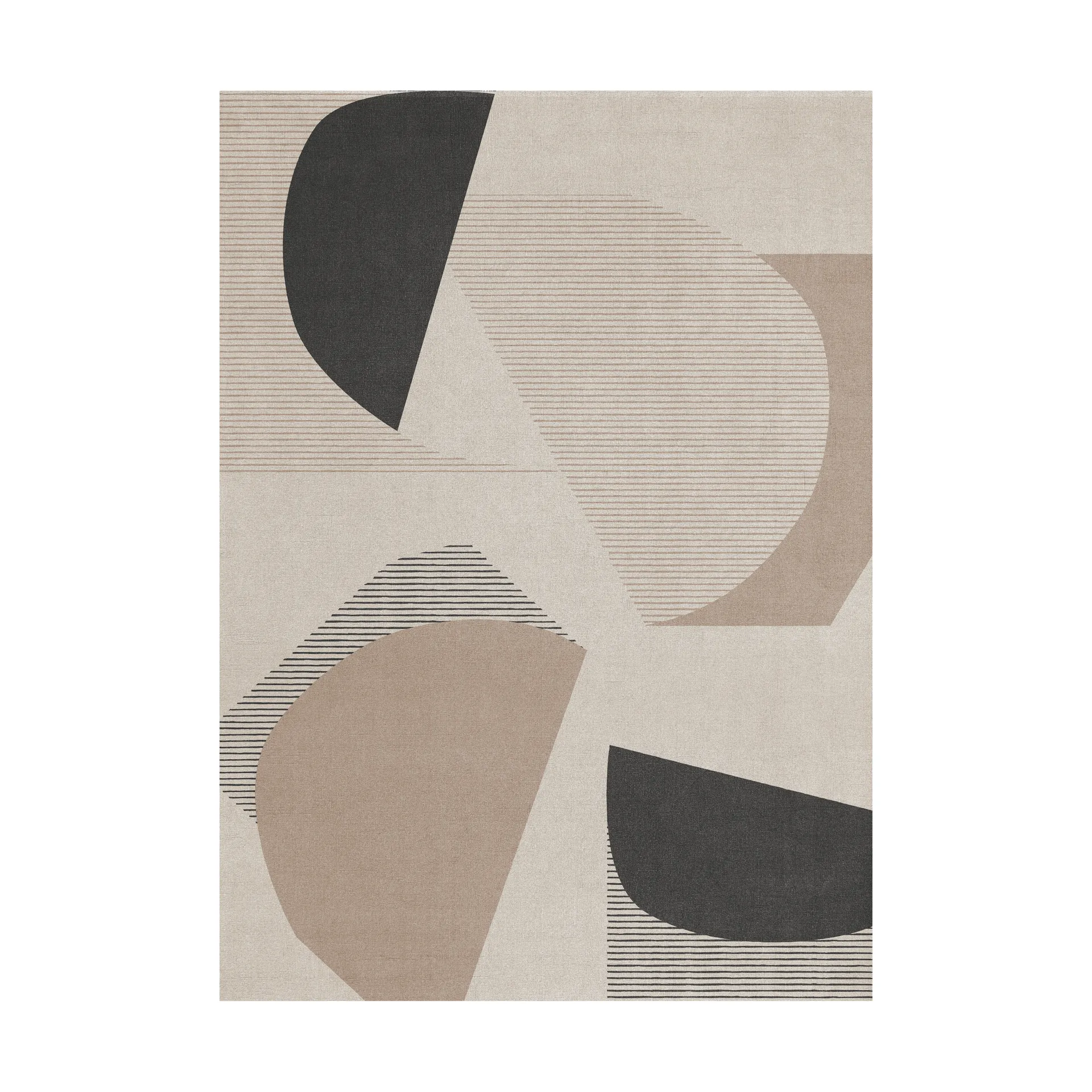 Birch wool rug, 200x300 cm Layered