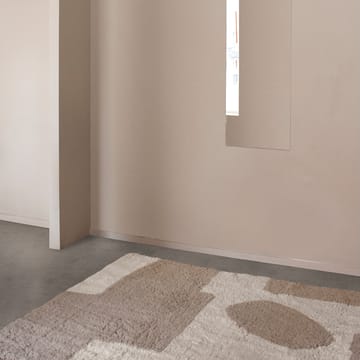 Bird in Space rug 180x270 cm - white-brown-bege - Layered