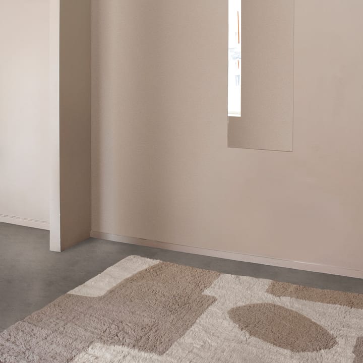 Bird in Space rug 180x270 cm, white-brown-bege Layered