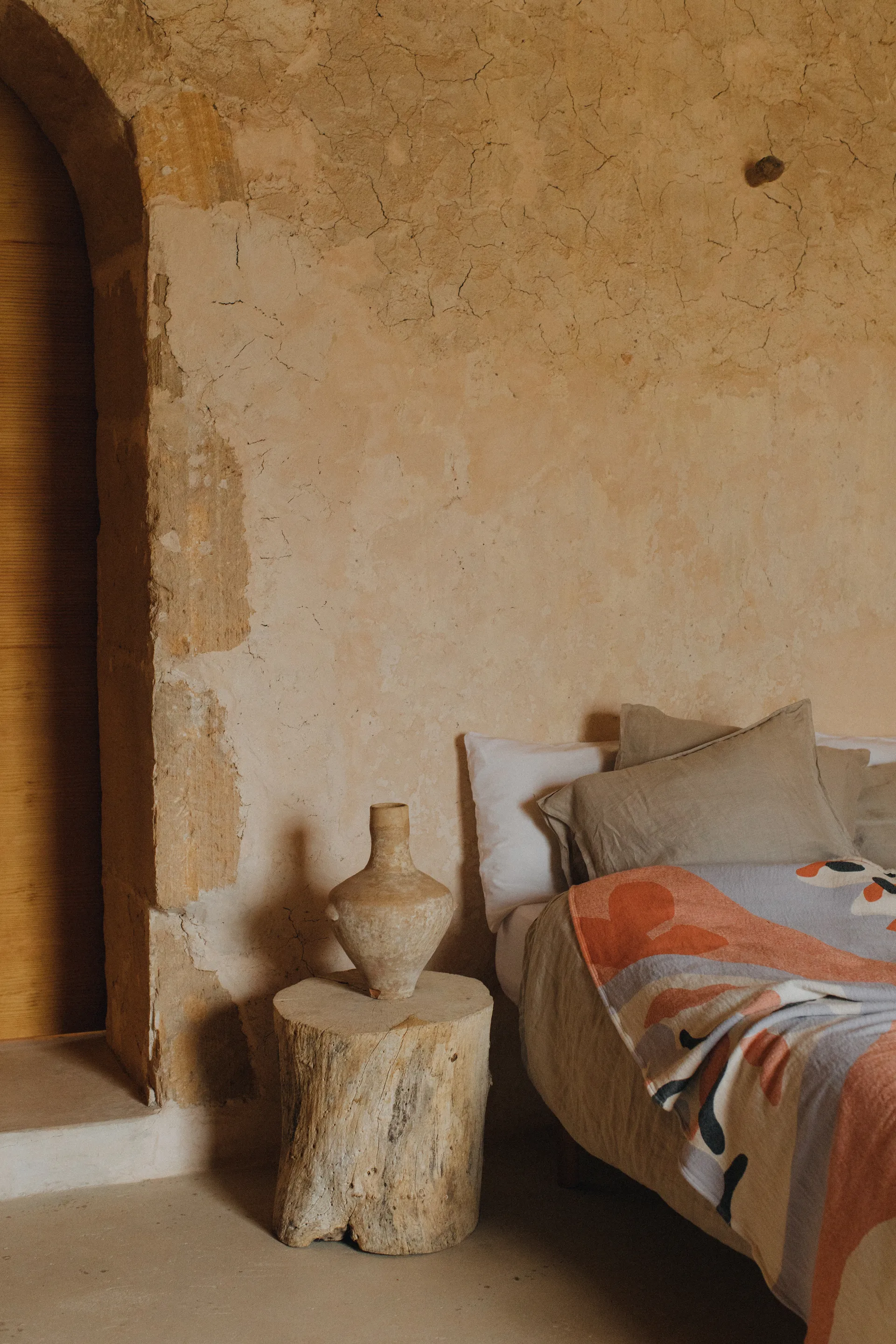 Boqueron cotton throw 130x220 cm, Red Layered