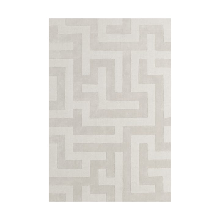Byzantine grande wool carpet - Light oatmeal, 180x270 cm - Layered