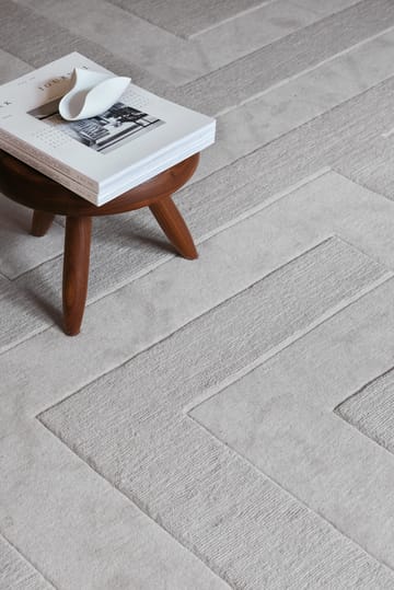 Byzantine grande wool carpet - Simply gray, 180x270 cm - Layered