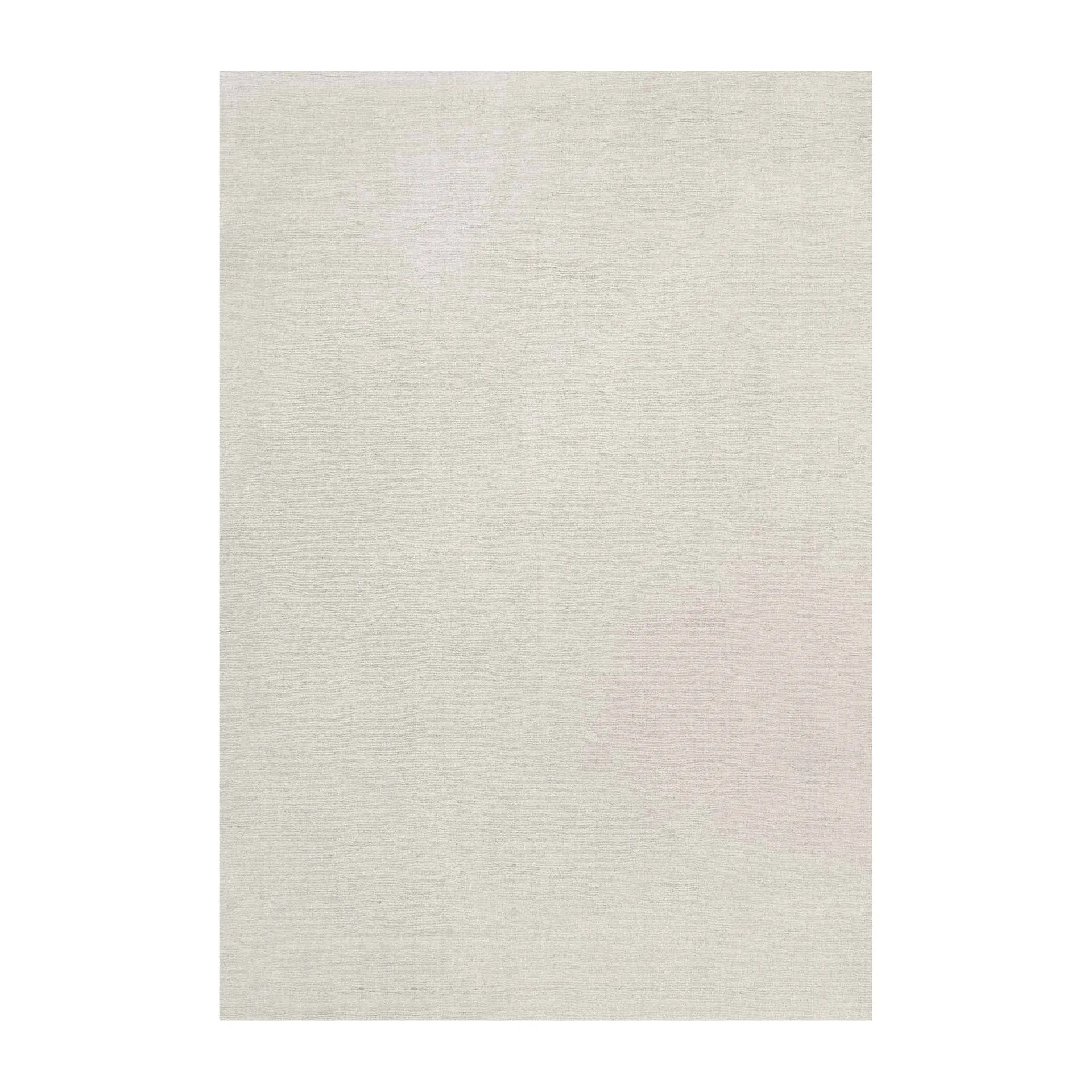 Classic solid wool carpet 250x350 cm, Bone white Layered