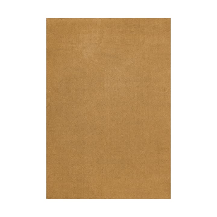 Classic solid wool carpet 250x350 cm - Ochre, 250x350 cm - Layered