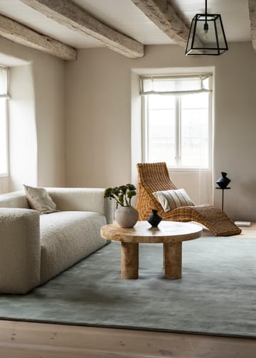 Classic solid wool carpet 250x350 cm - Sage, 250x350 cm - Layered