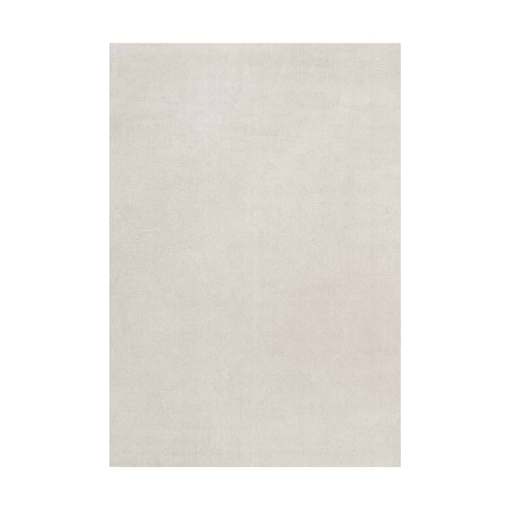 Classic solid wool rug 200x300 cm - Bone white - Layered