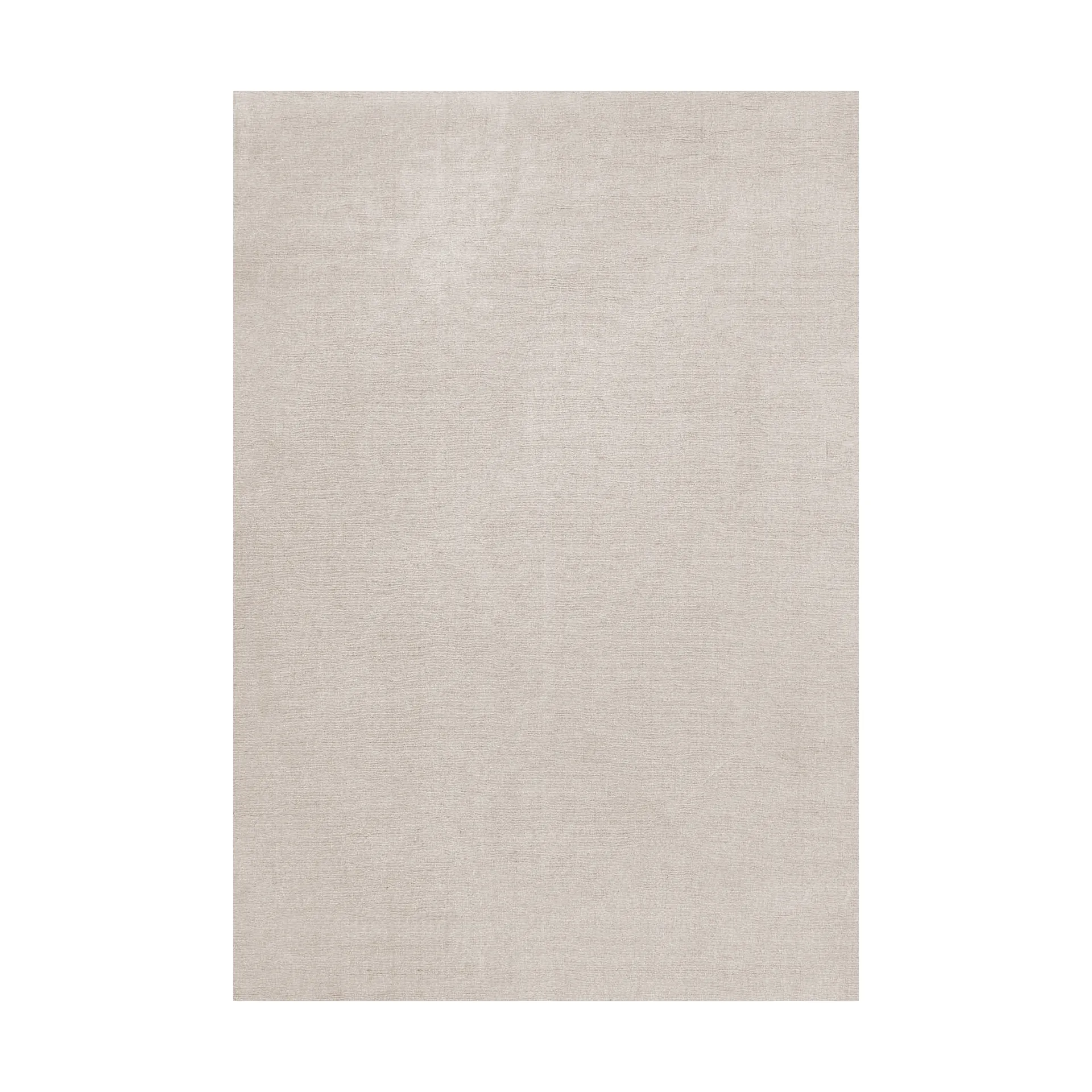 Classic solid wool rug 200x300 cm, Oatmeal Layered