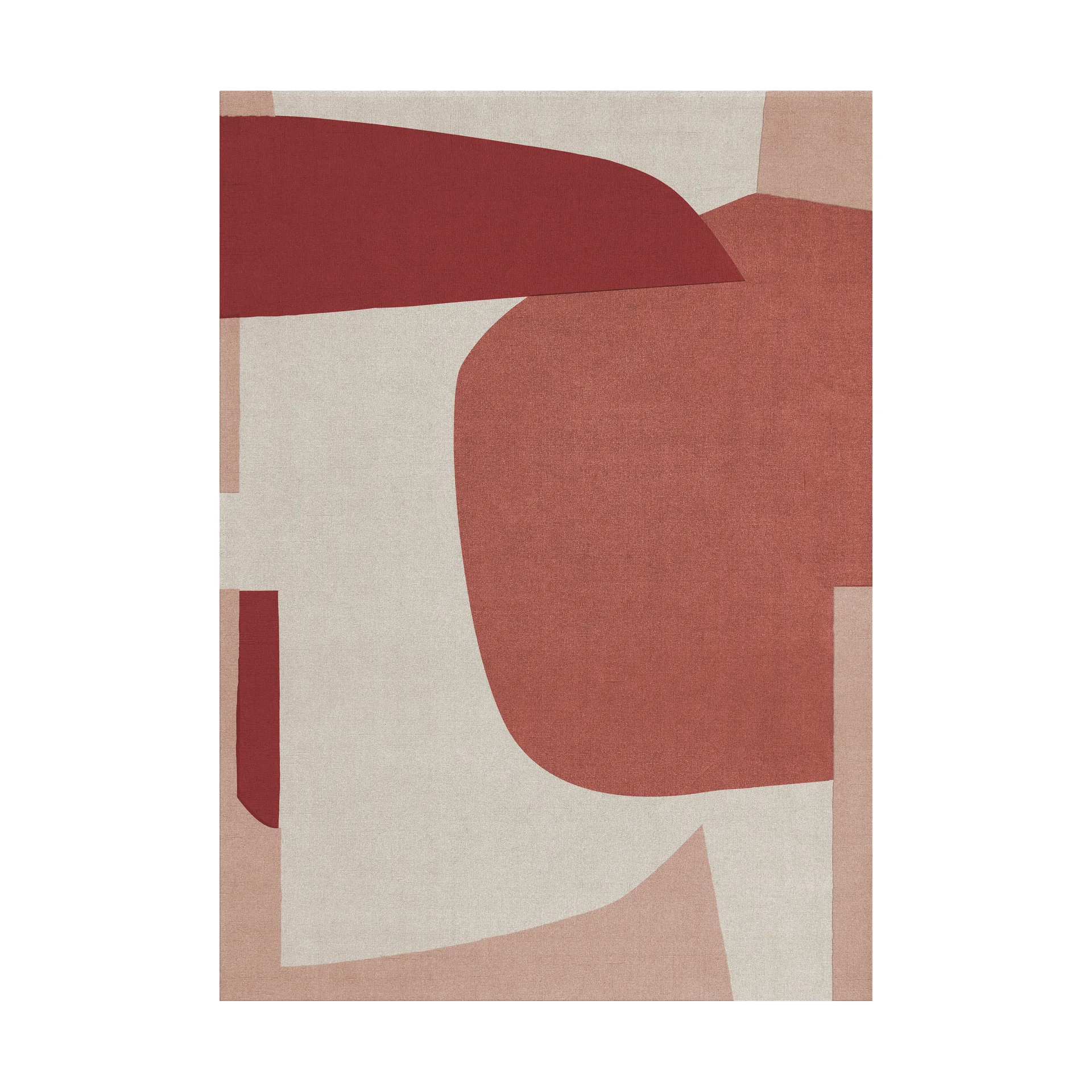 Cloudberry wool rug, 200x300 cm Layered