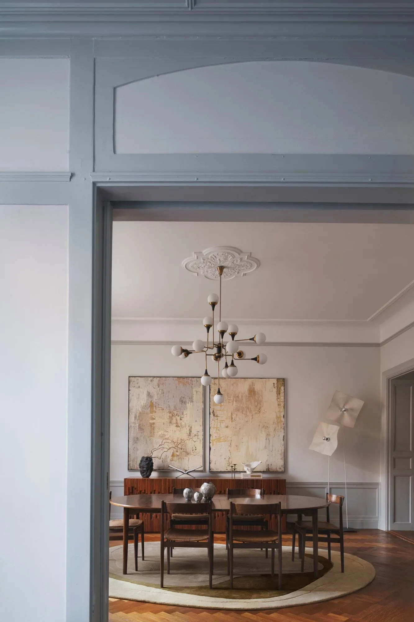 Erik Bratsberg Lozza wool rug, Olive, 210x270 cm Layered