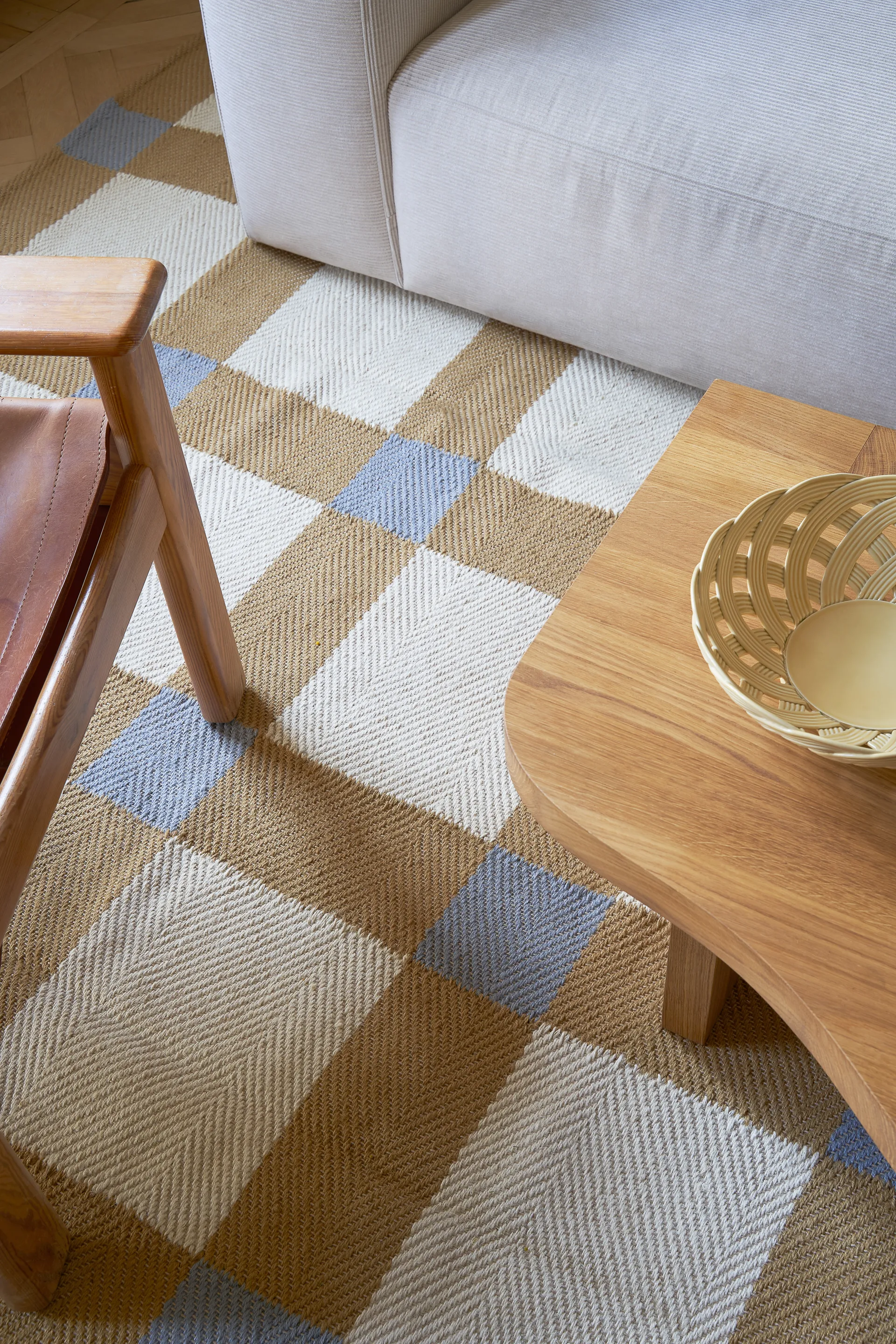 Evelina Kroon jute rug 140x200 cm, Dusk Layered