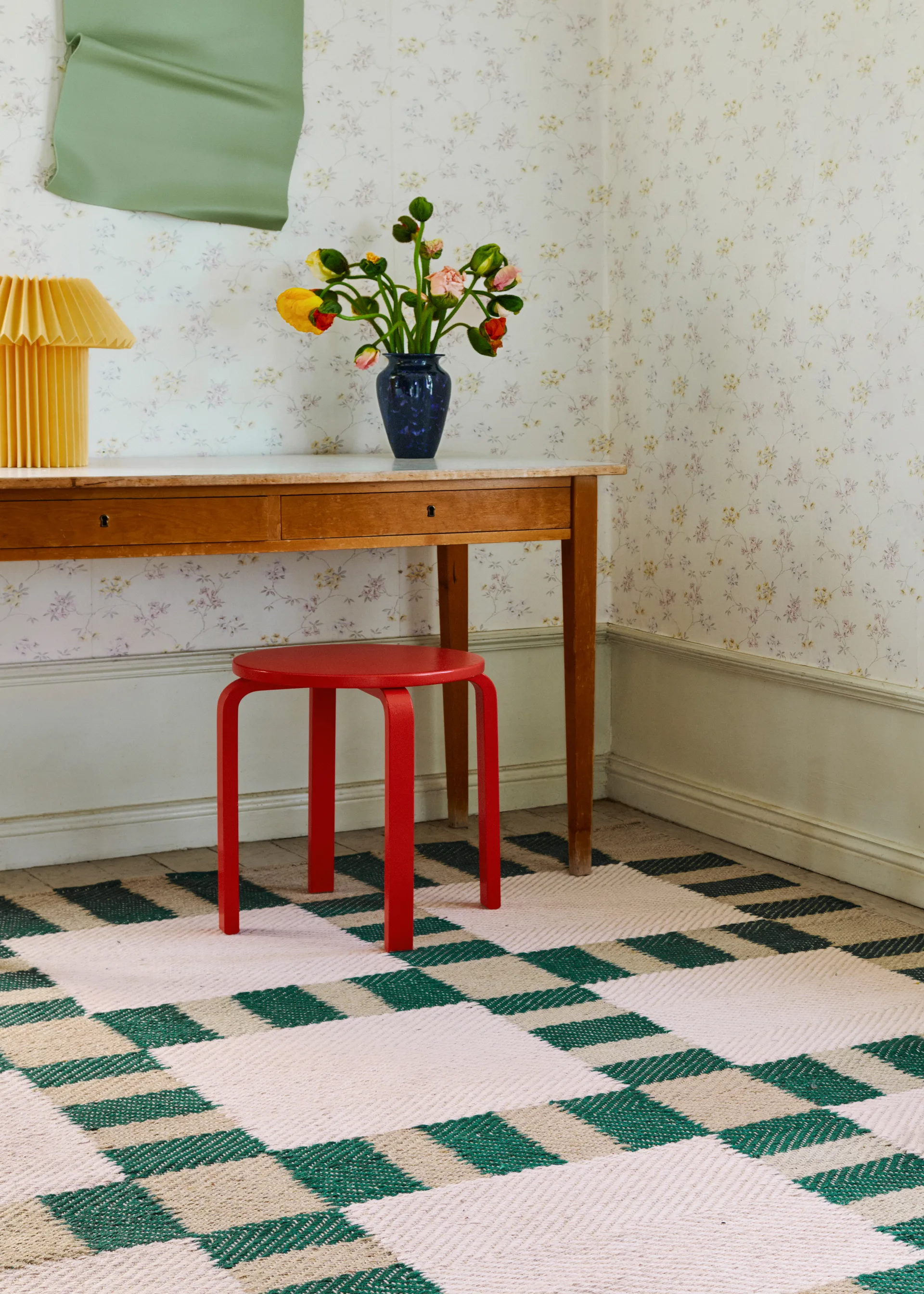 Evelina Kroon jute rug 200x300 cm, Korean chives Layered