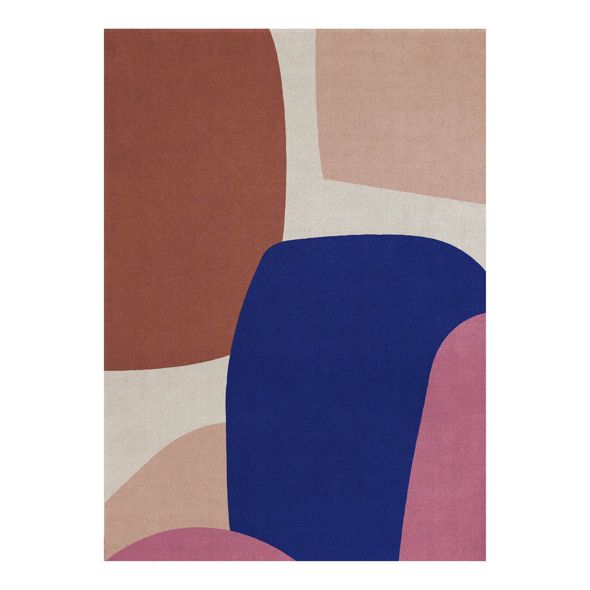 Lake wool rug, 180x270 cm Layered