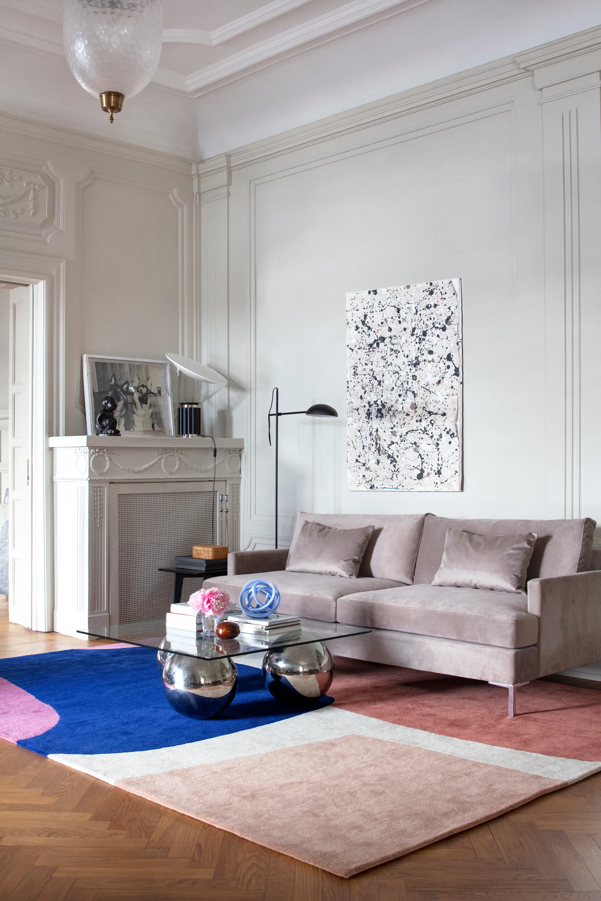 Lake wool rug, 200x300 cm Layered