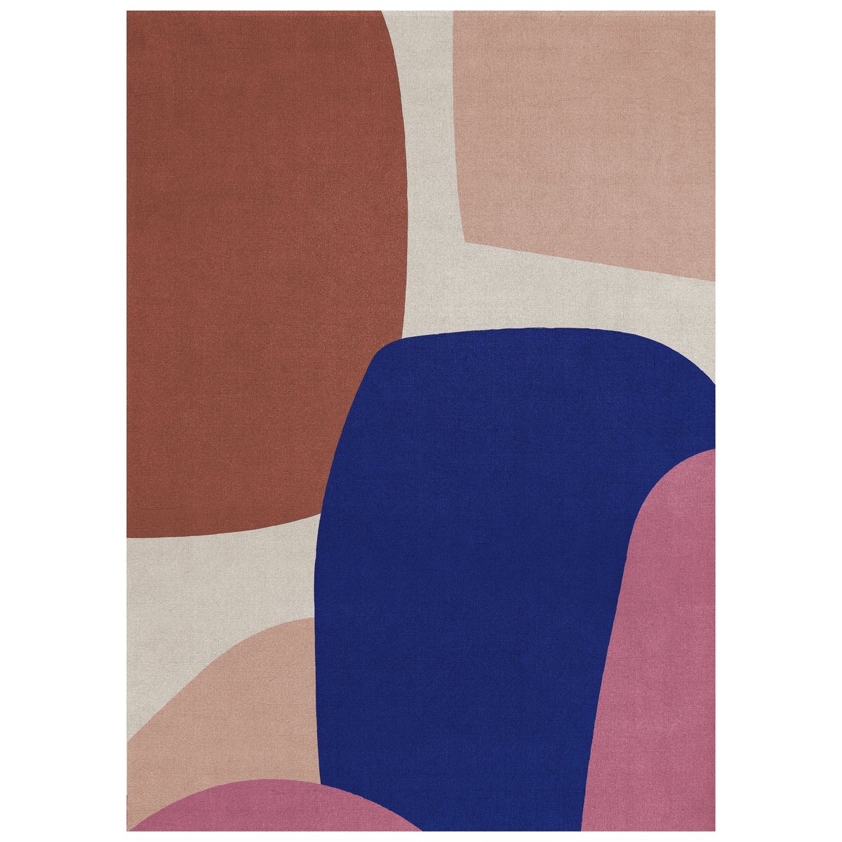 Layered Lake wool rug 250x350 cm | Scandinavian Design | Wool rugs | Multi