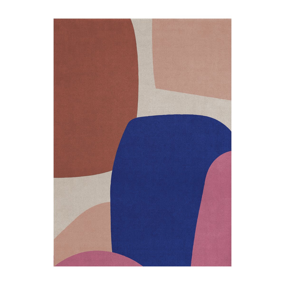 Layered Lake wool rug 300x400 cm | Scandinavian Design | Wool rugs | Multi