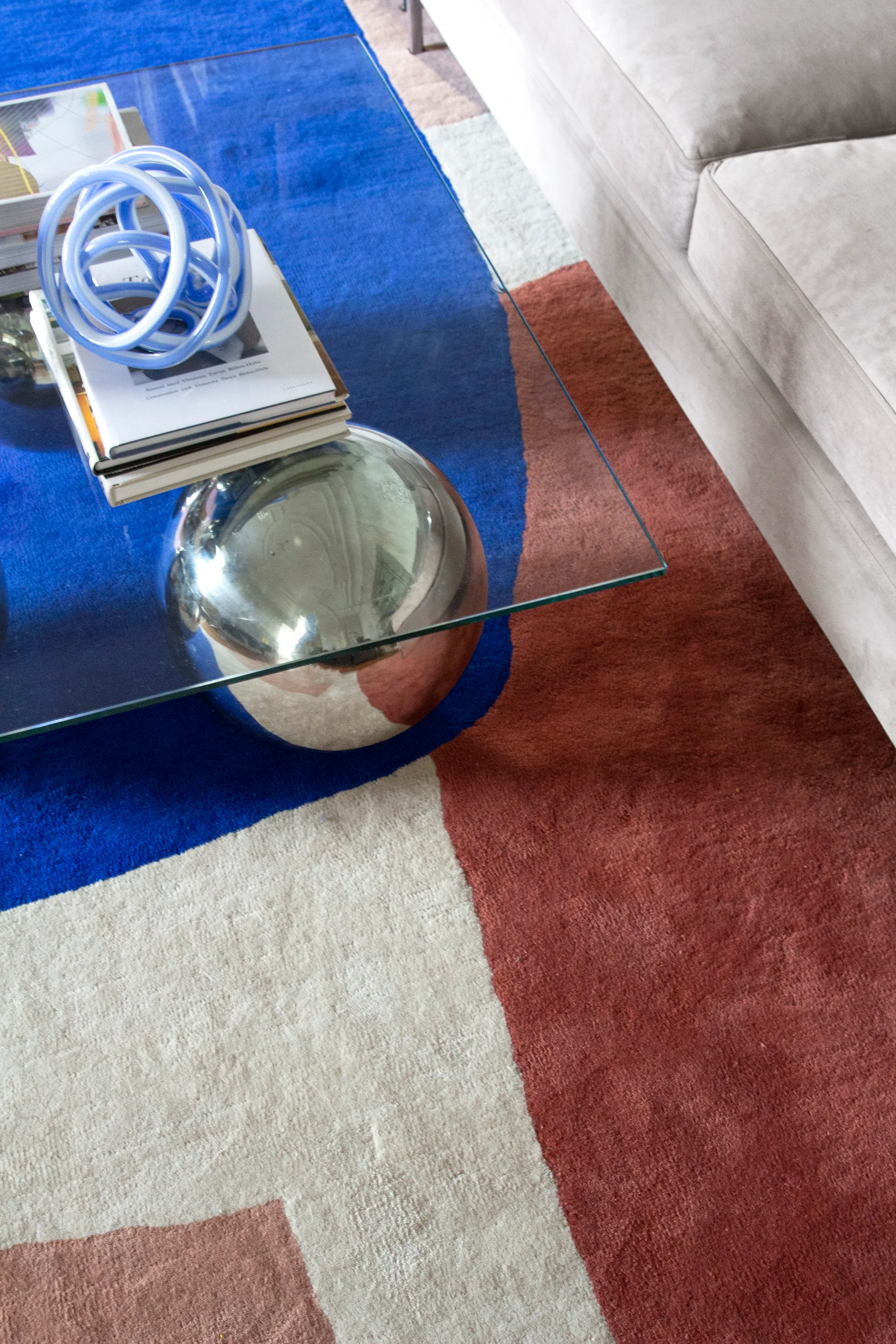 Lake wool rug, 300x400 cm Layered