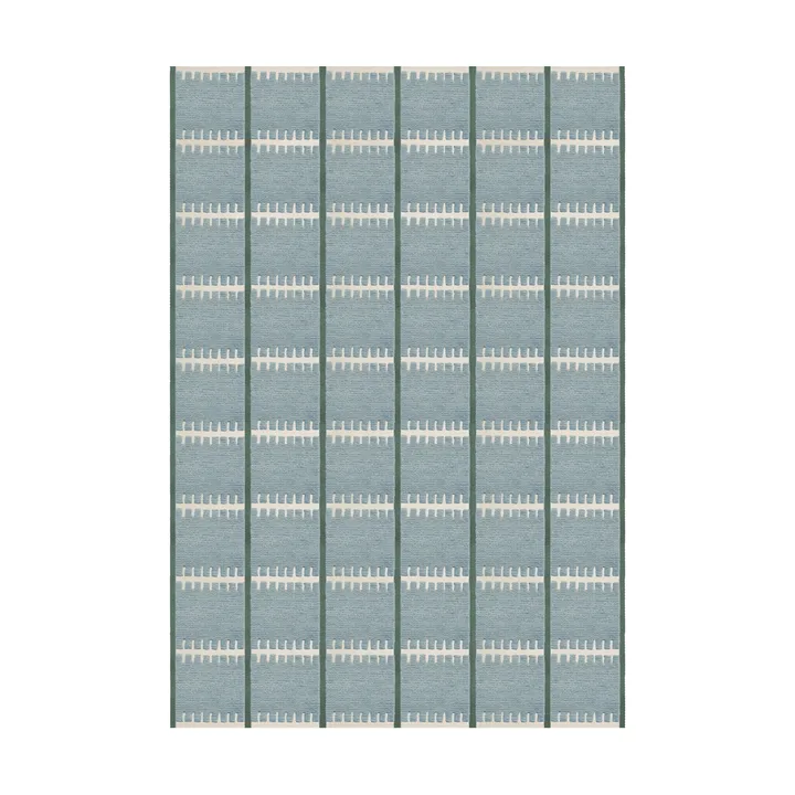 Lilly wool carpet - Blue, 300x400 cm - Layered