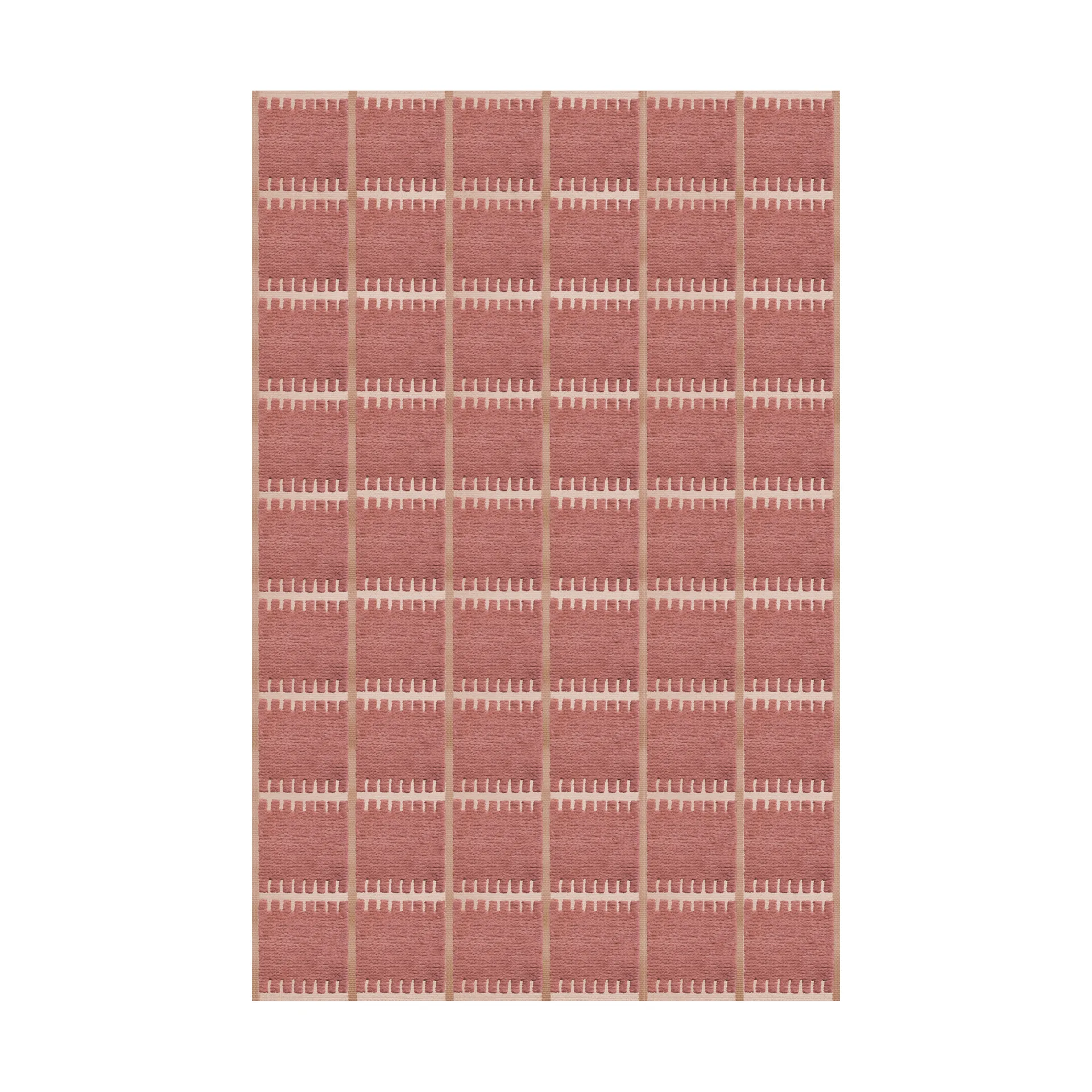 Lilly wool carpet, Claret red, 200x300 cm Layered