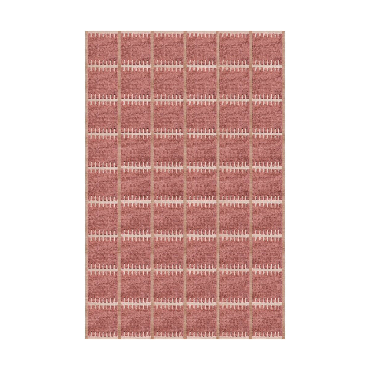 Layered Lilly wool carpet Claret red, 200x300 cm | Scandinavian Design | Wool rugs | Red