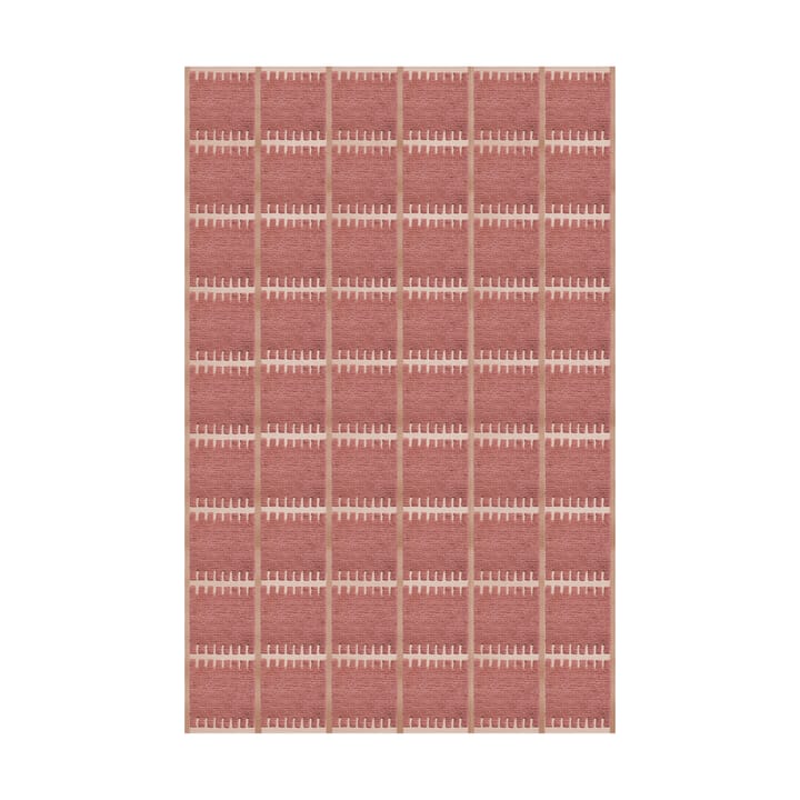 Lilly wool carpet - Claret red. 300x400 cm - Layered