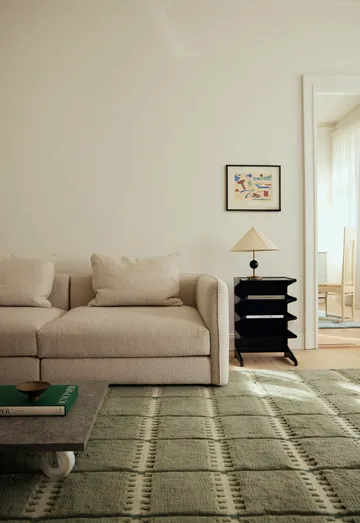 Lilly wool carpet - Green, 200x300 cm - Layered