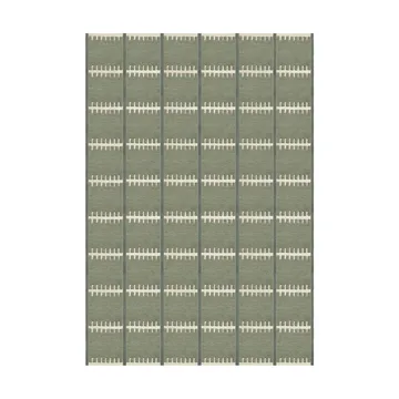 Lilly wool carpet - Green, 300x400 cm - Layered