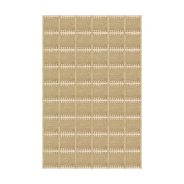 Lilly wool carpet - Mustard. 250x350 cm - Layered