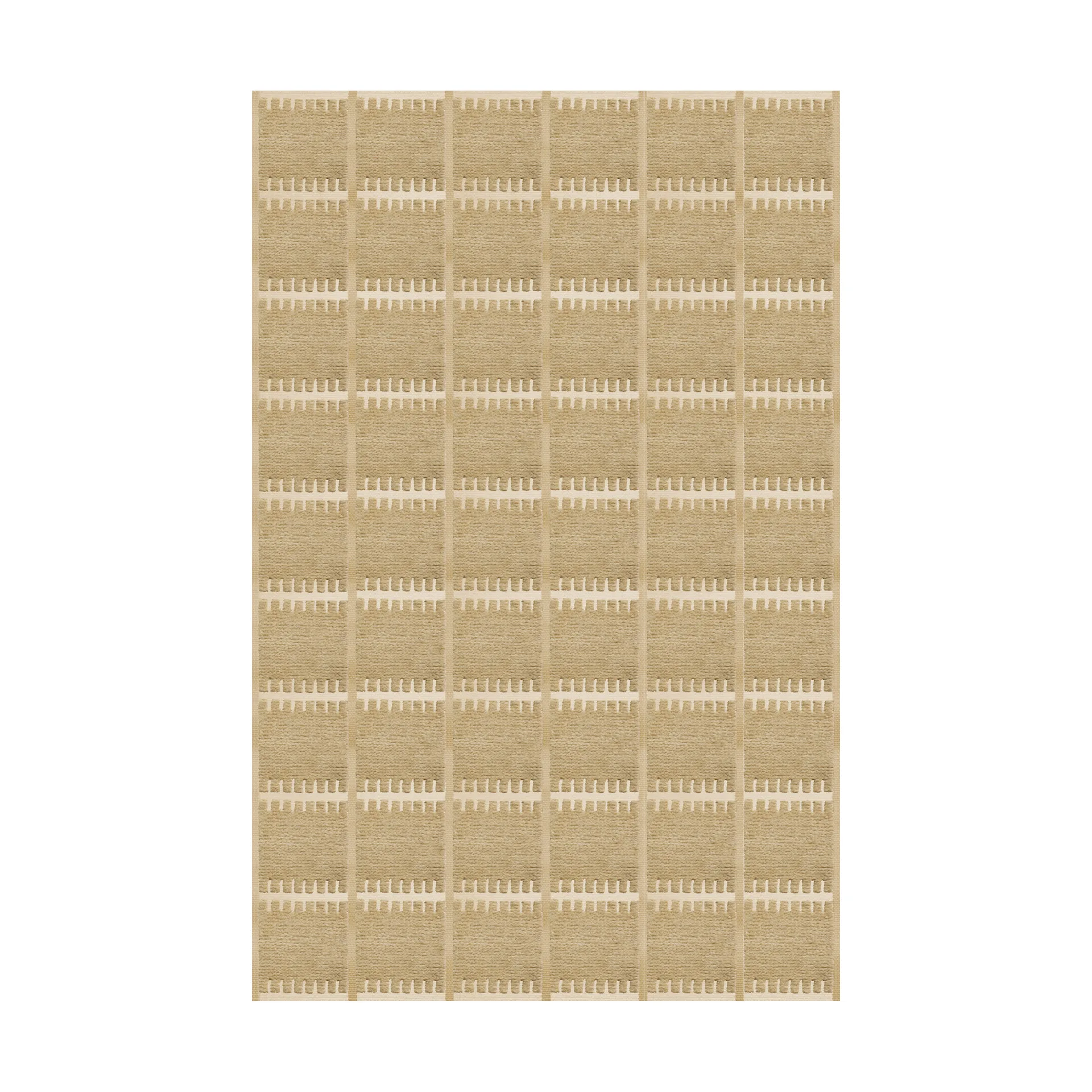 Lilly wool carpet, Mustard. 300x400 cm Layered