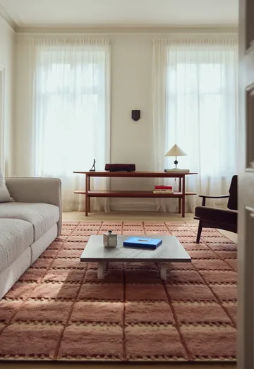 Lilly wool carpet - Rust, 250x350 cm - Layered