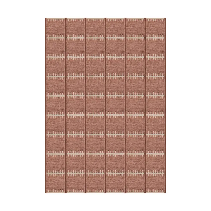 Lilly wool carpet - Rust, 300x400 cm - Layered