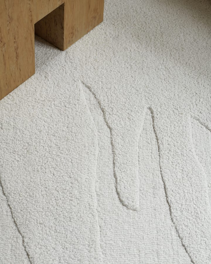 Nami wool carpet - Bone White 180x270 cm - Layered