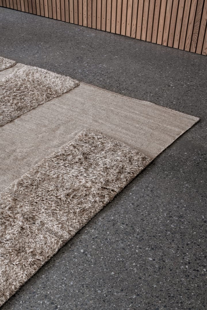 Punja Bricks wool carpet - Sand Melange. 160x230 cm - Layered