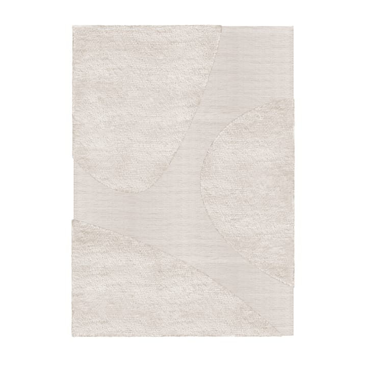 Punja plasma wool carpet 180x270 cm - Off White - Layered
