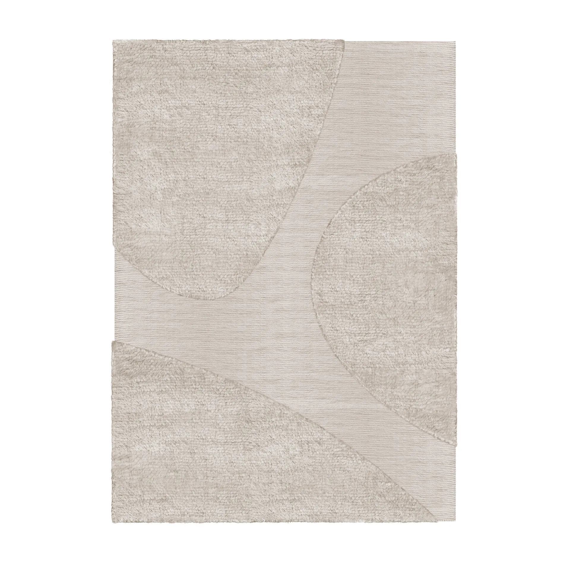 Punja plasma wool carpet 250x350 cm, Sand melange Layered