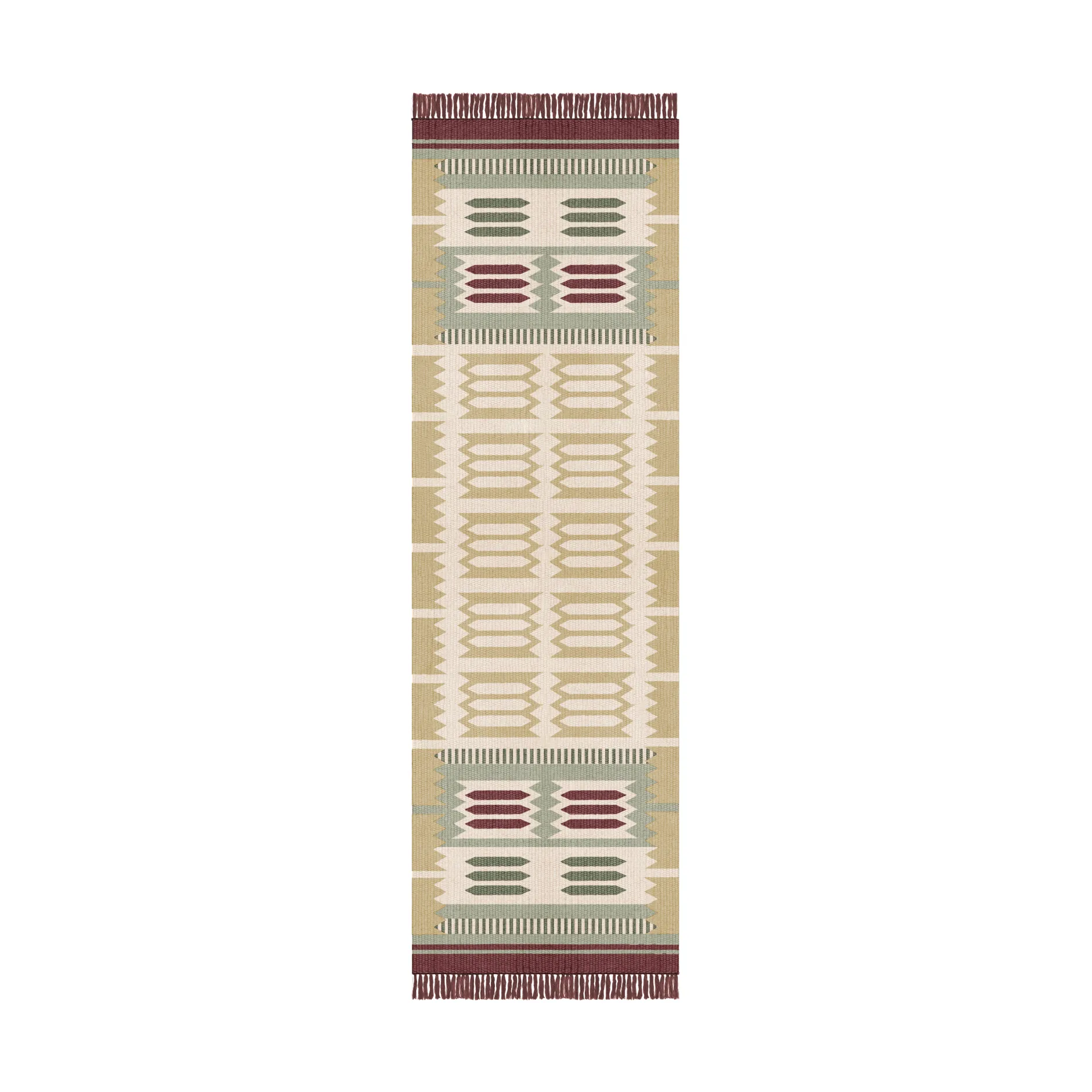 Röllakan Hilma hallway carpet, Primrose, 75x240 cm Layered