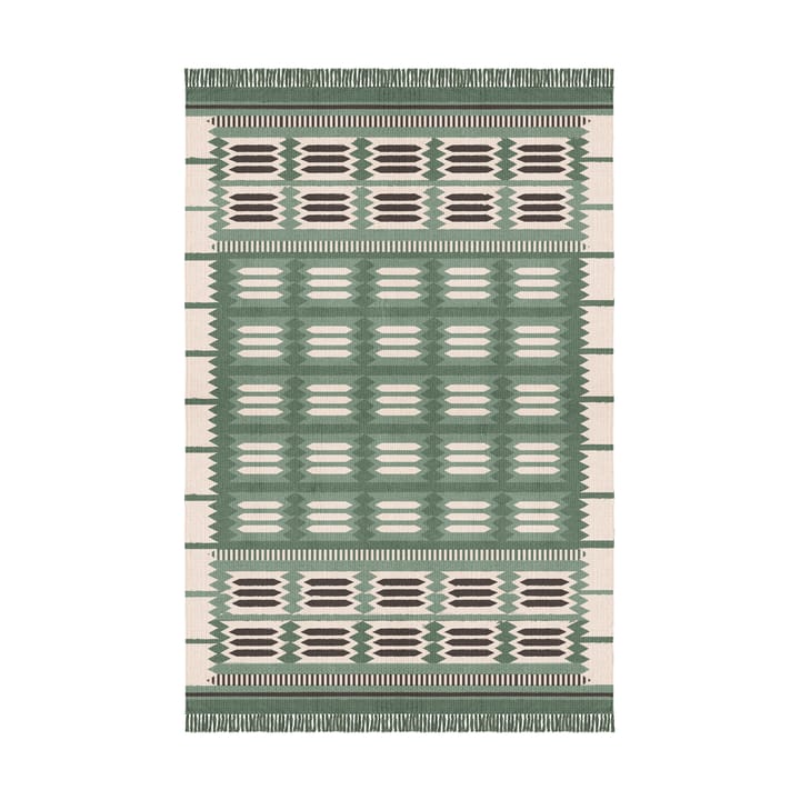 Röllakan Hilma wool carpet - Fern, 140x200 cm - Layered