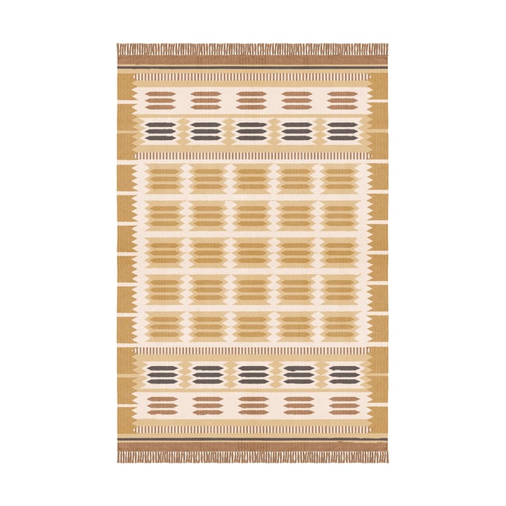 Röllakan Hilma wool carpet, Marigold, 140x200 cm Layered