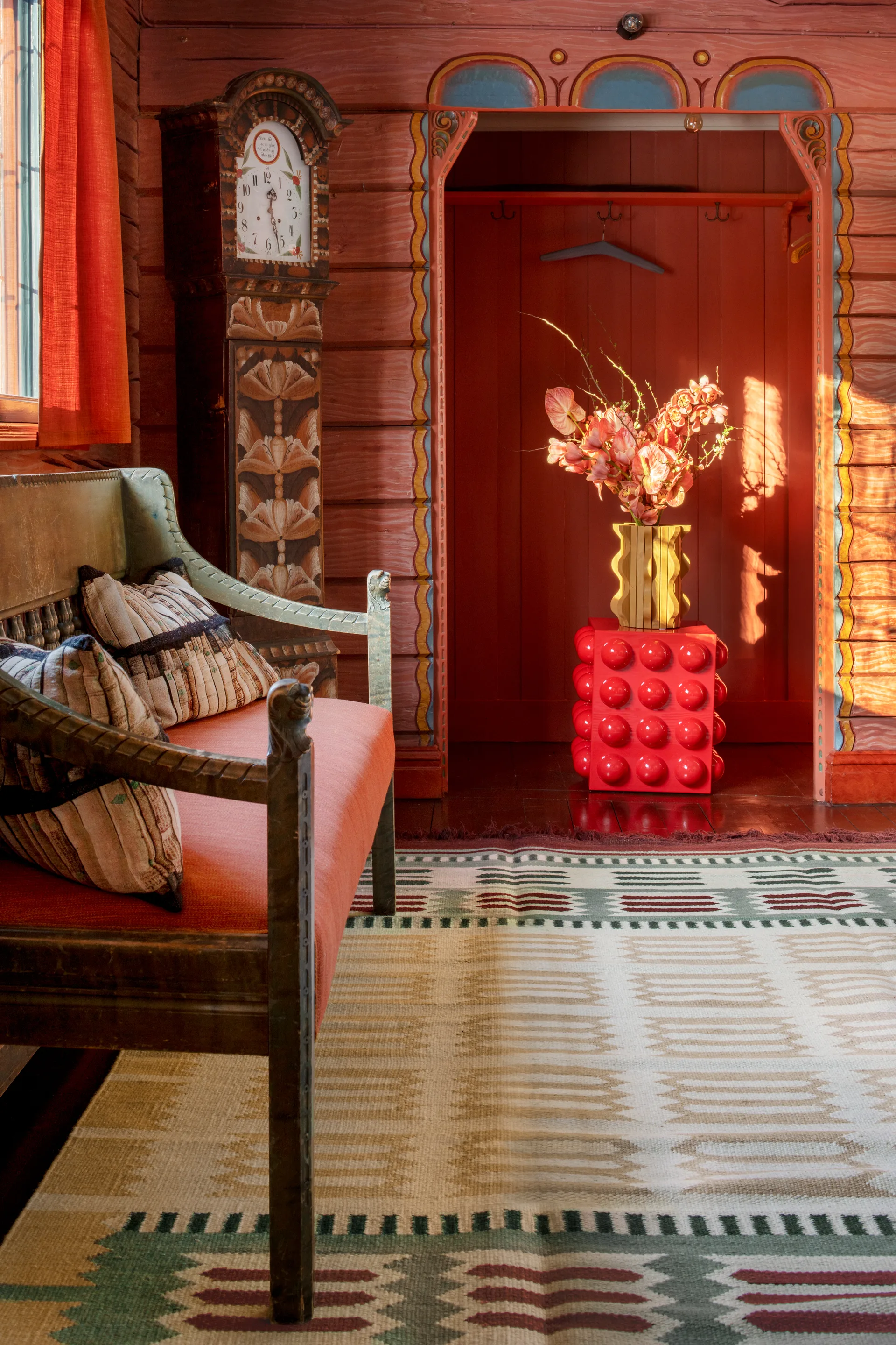 Röllakan Hilma wool carpet, Primrose, 180x270 cm Layered